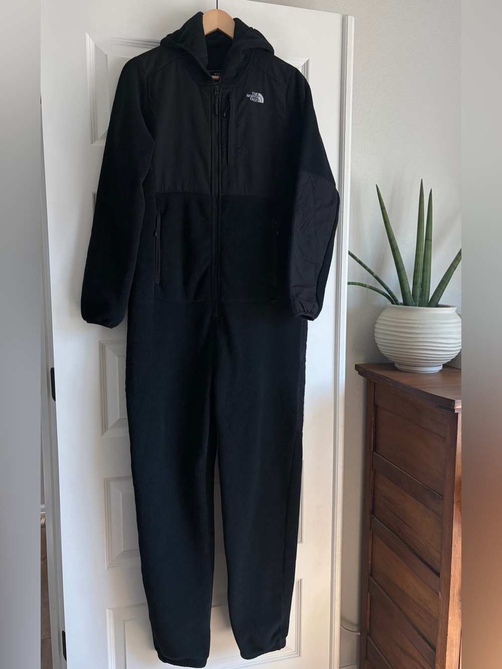 RARE The North Face Fleece Jumpsuit